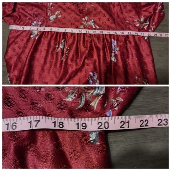 Vintage JCPenney  Fashions Floral Nightgown Size 38 - Picture 6 of 15